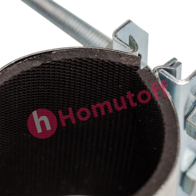 Хомут трубный силовой (Россия) официальный сайт Homutoff